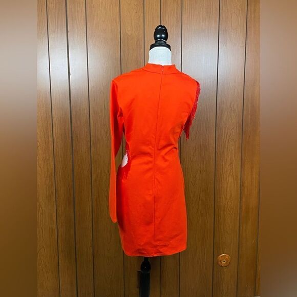 STAUD Beaded Mini Bodycon Dress size S - Picture 8 of 13